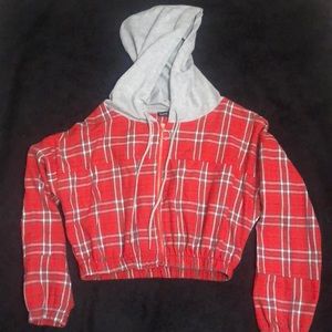 Hyfve cropped plaid jacket